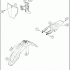 FC 450 ROCKSTAR EDITION CHASSIS Обтекатель , крылья