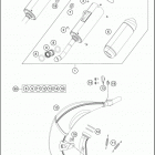 2018 TC 85 17_14 CHASSIS Глушитель