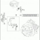 2020 690 ENDURO R ENGINE Водяной насос