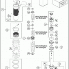 2018 TC 85 17_14 CHASSIS Амортизатор в разборе
