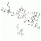 2018 TC 50 ENGINE Кик стартер