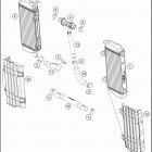2016 150 SX ENGINE Система охлаждения