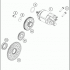 500 XCF-W 2020_Engine Электрический стартер