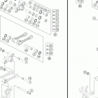 2020 125 SX CHASSIS Соединение рычагов