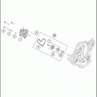 2018 FE 350 ENGINE Водяной насос