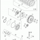 2018 FE 250 ENGINE Сцепление
