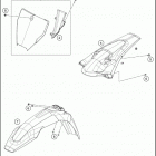2018 FX 450 CHASSIS Обтекатель , крылья