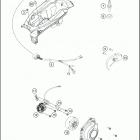 2018 TC 125 ENGINE Система зажигания