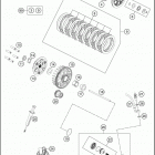 2018 85 SX ENGINE Сцепление