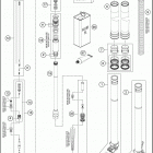2018 701 ENDURO CHASSIS Передняя вилка