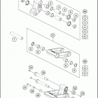 2018 701 ENDURO CHASSIS Соединение рычагов