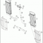 2018 TC 250 ENGINE Система охлаждения