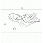 2018 TE 150 CHASSIS Зажита двигателя