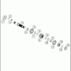 2018 85 SX ENGINE Трансмиссия-ведомый вал