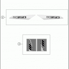 2018 FX 350 CHASSIS Наклейки