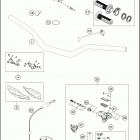 2018 TC 125 CHASSIS Руль