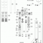 2018 FX 450 CHASSIS Передняя вилка