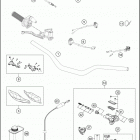 2018 TE 150 CHASSIS Руль