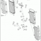 2016 450 SX-F ENGINE Система охлаждения