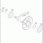 2020 690 ENDURO R ENGINE Балансирный вал