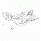 2018 FE 450 CHASSIS Зажита двигателя