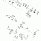 2020 250 XC TPI ENGINE Механизм переключения