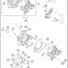 2018 TC 50 ENGINE Картер двигателя