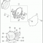 2018 FS 450 ENGINE Кожух сцепления