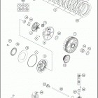 2018 TC 250 ENGINE Сцепление