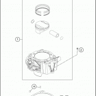 2020 690 ENDURO R ENGINE Цилиндры