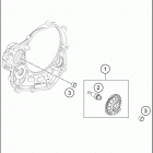 2016 450 SX-F ENGINE Балансирный вал