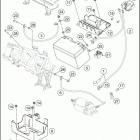 2018 701 ENDURO CHASSIS Аккумулятор