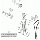 2020 690 ENDURO R ENGINE Газо-распределительный механизм