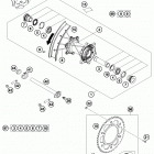TX 300 CHASSIS Переднее колесо