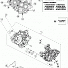 TE 150 ENGINE Картер двигателя