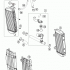 TE 250 ENGINE Система охлаждения
