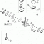 FX 350 ENGINE Коленвал и поршень