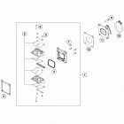 TX 300 ENGINE Reed case