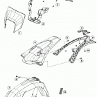 TE 250 CHASSIS Обтекатель, крылья