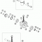 TX 300 ENGINE Коленвал и поршень