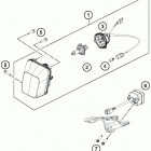 TE 250 CHASSIS Фара