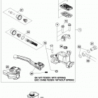 TE 250 CHASSIS Главный цилиндр тормозной