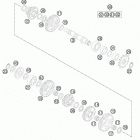 TC 85 ENGINE Трансмиссия 2-контрпривод