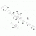 TC 85 ENGINE Кик стартер