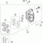 FS 450 CHASSIS Тормозной суппорт передний