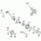 TX 300 ENGINE Кик стартер