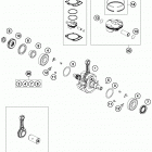 FC 250 ENGINE Коленвал и поршень