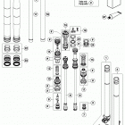 TC 250 CHASSIS Передняя вилка