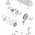 TX 300 ENGINE Сцепление