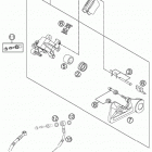 TX 300 CHASSIS Тормозной суппорт задний